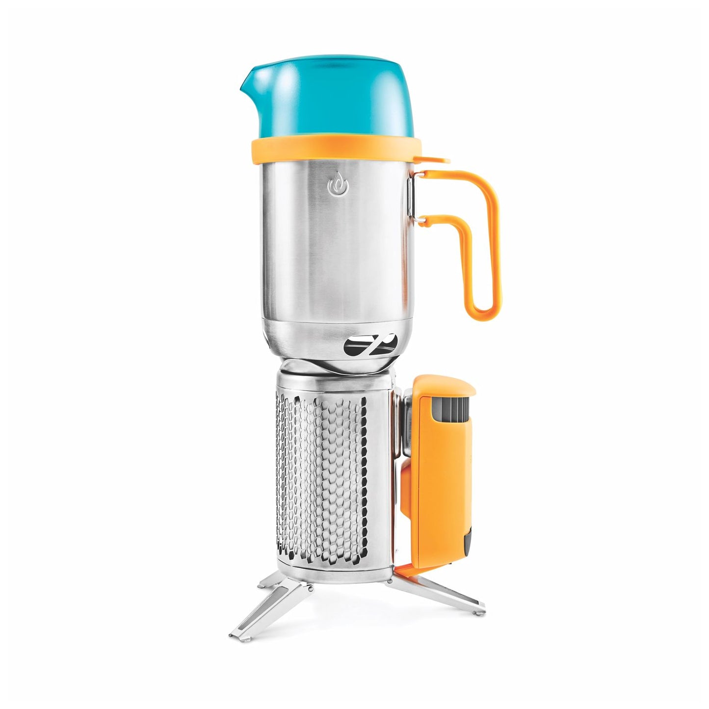BioLite CampStove 2+ Bundle mit PortableGrill, KettlePot, CoffeePress, FlexLight