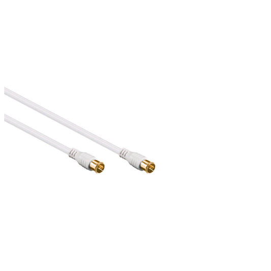 Antennenkabel mit vergoldeten Quick F-Steckern versch. Längen