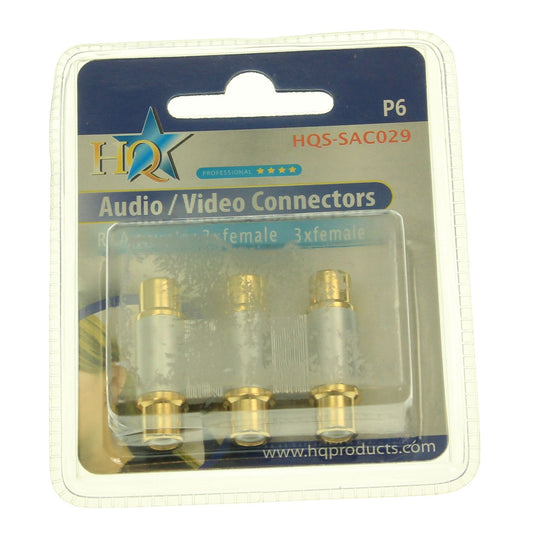 Adapter 3x Cinchkupplung Higendversion