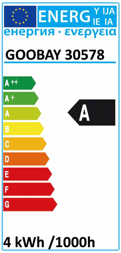 Goobay LED Reflektor 4 W Sockel GU10, ersetzt 25 W, MR16-Strahler