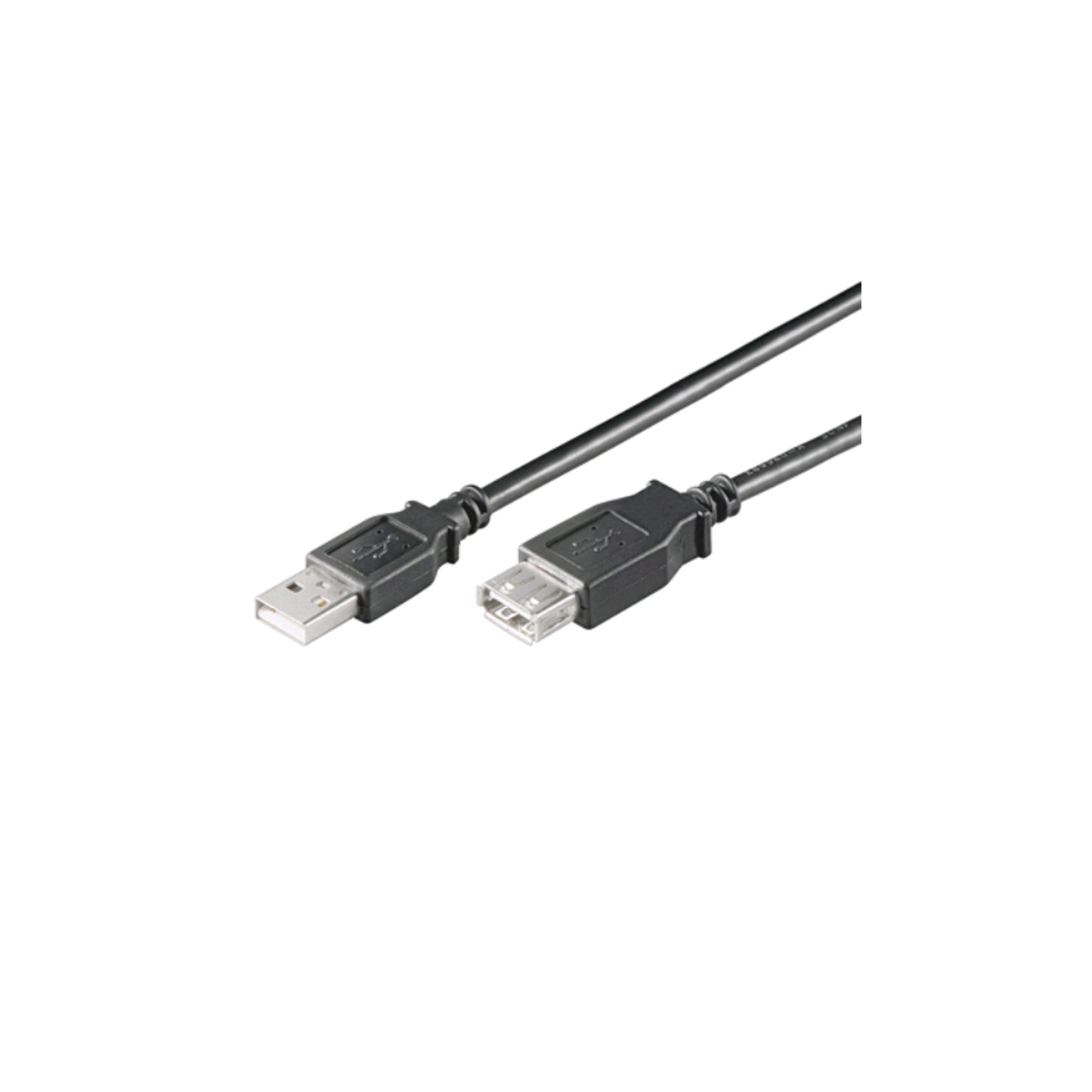 Verlängerung USB 2.0 A Stecker - A Buchse 1,8 m, schwarz