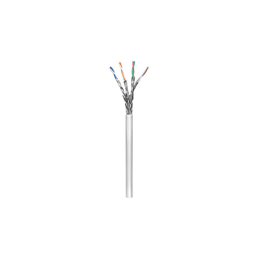 CAT 7 Verlegekabel 305m, 4x2xAWG23/1 starr,Paare in Folie-und geflechtgeschirmt