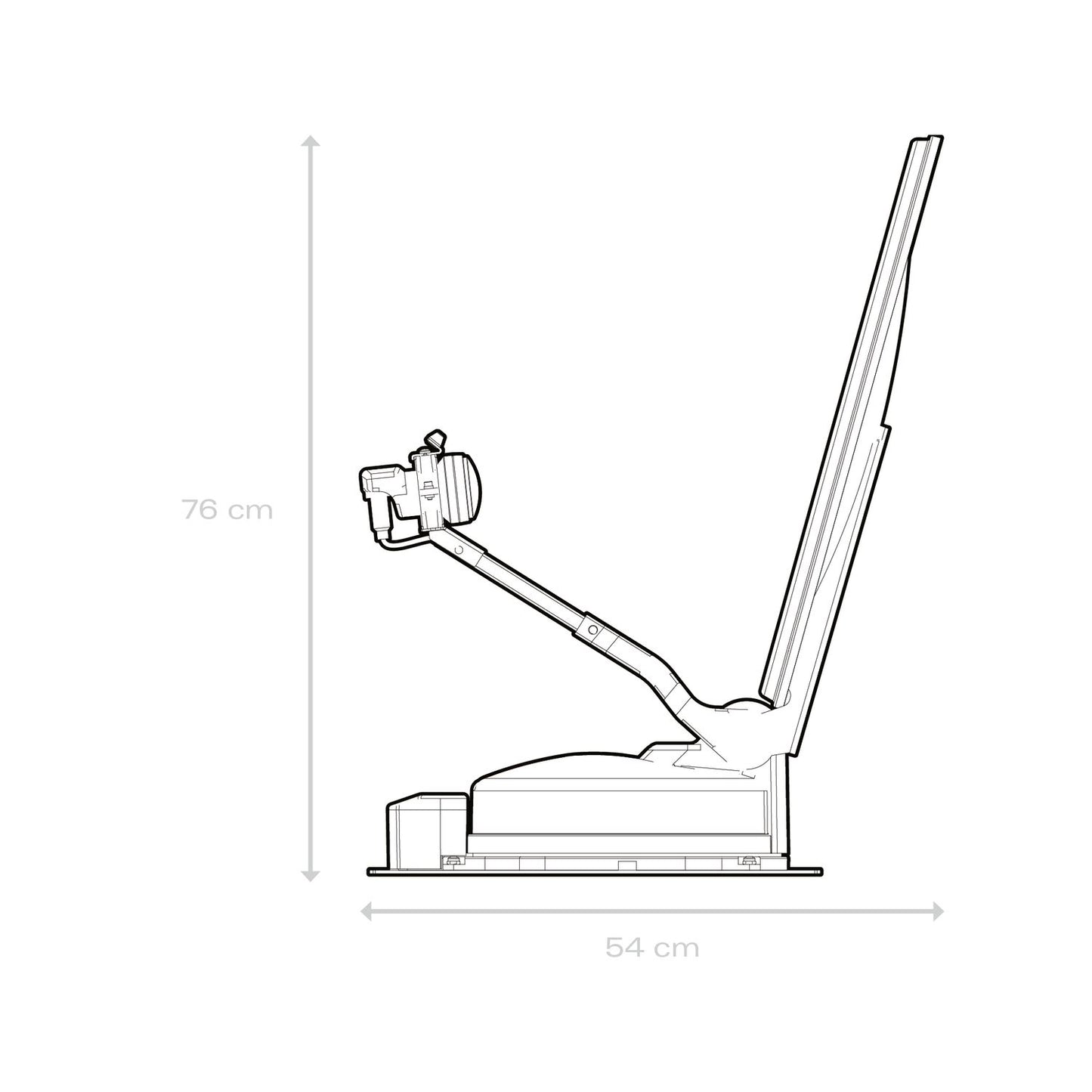 Caratec Sat-Antenne CASAT600D mit 60 cm Spiegel für Reisemobile