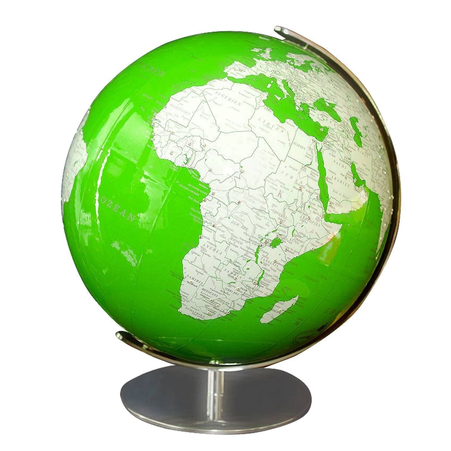 Columbus Artline Illuminated Globe, D 340 mm, Floor Globe, Acrylic Glass, various colours
