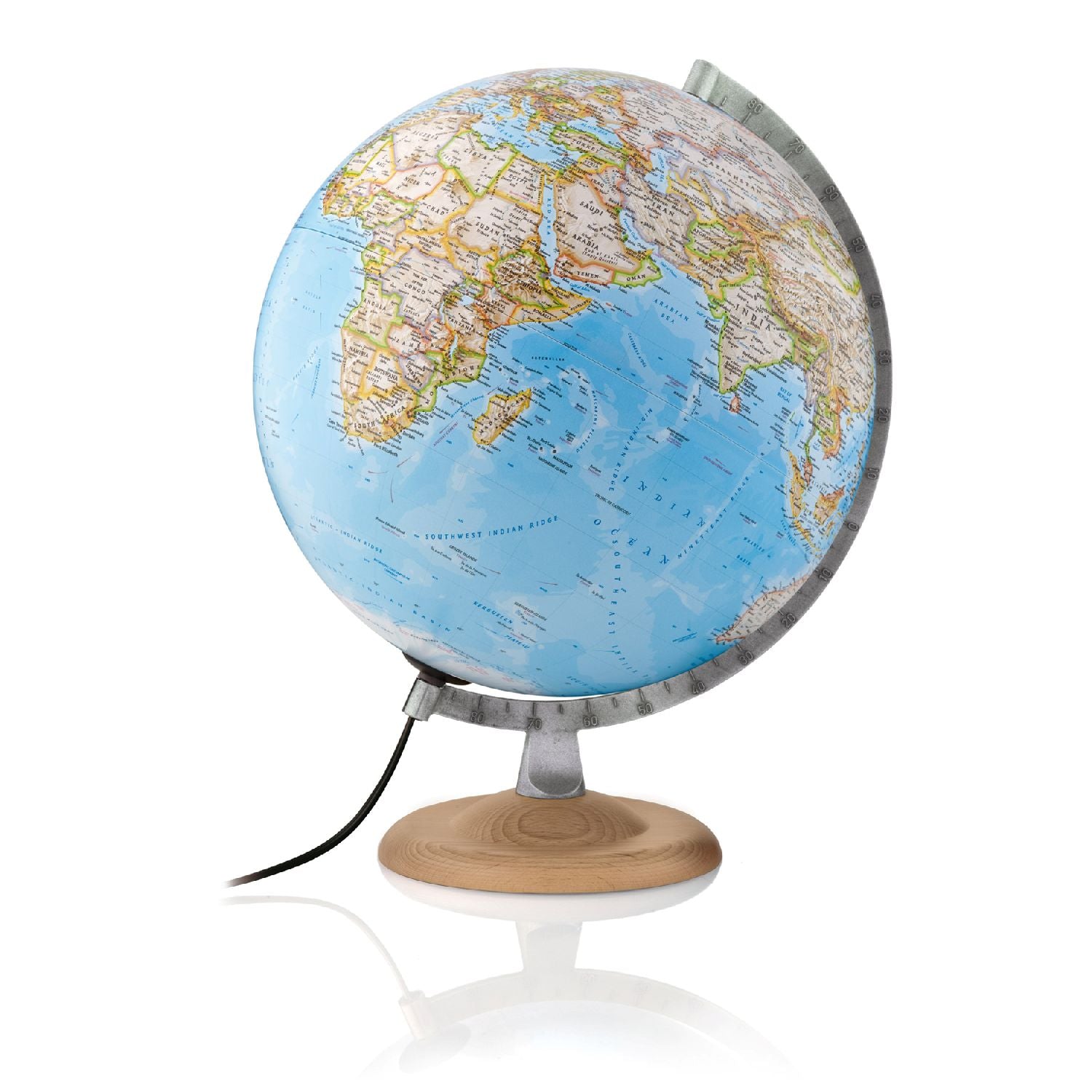 National Geographic Illuminated Globe 30 cm Silver Classic or Gold Executive