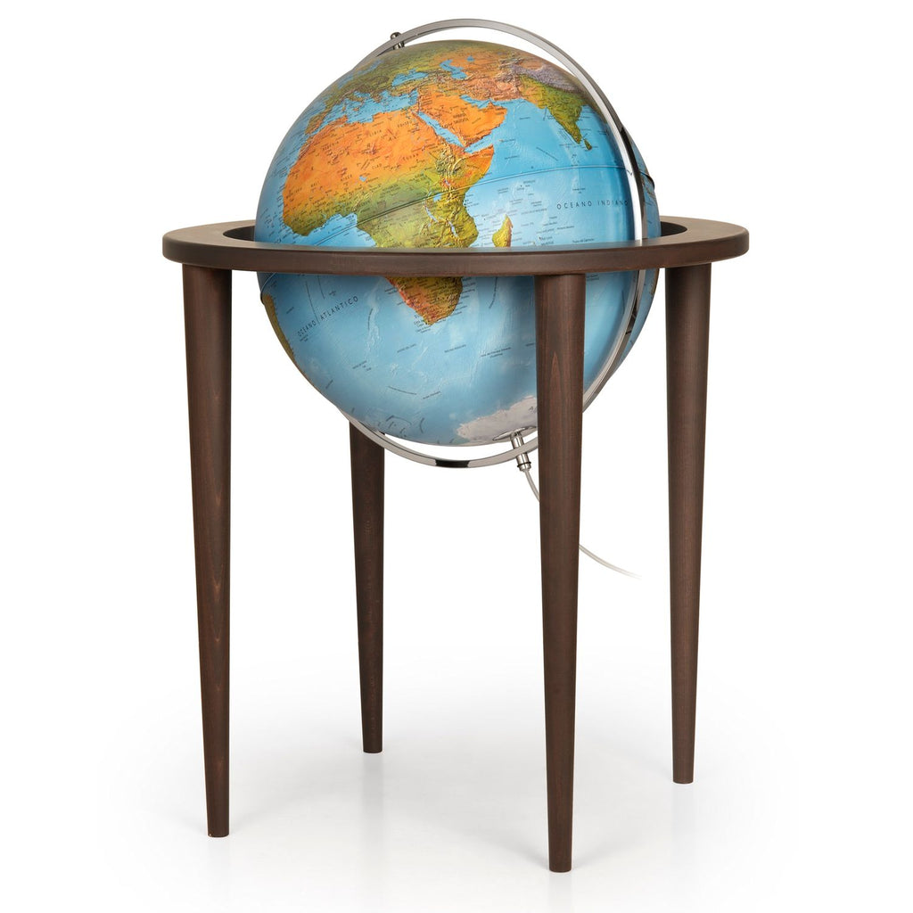 Räthgloben Floor-Standing Illuminated Globe D 50 cm H 106 cm, various variants