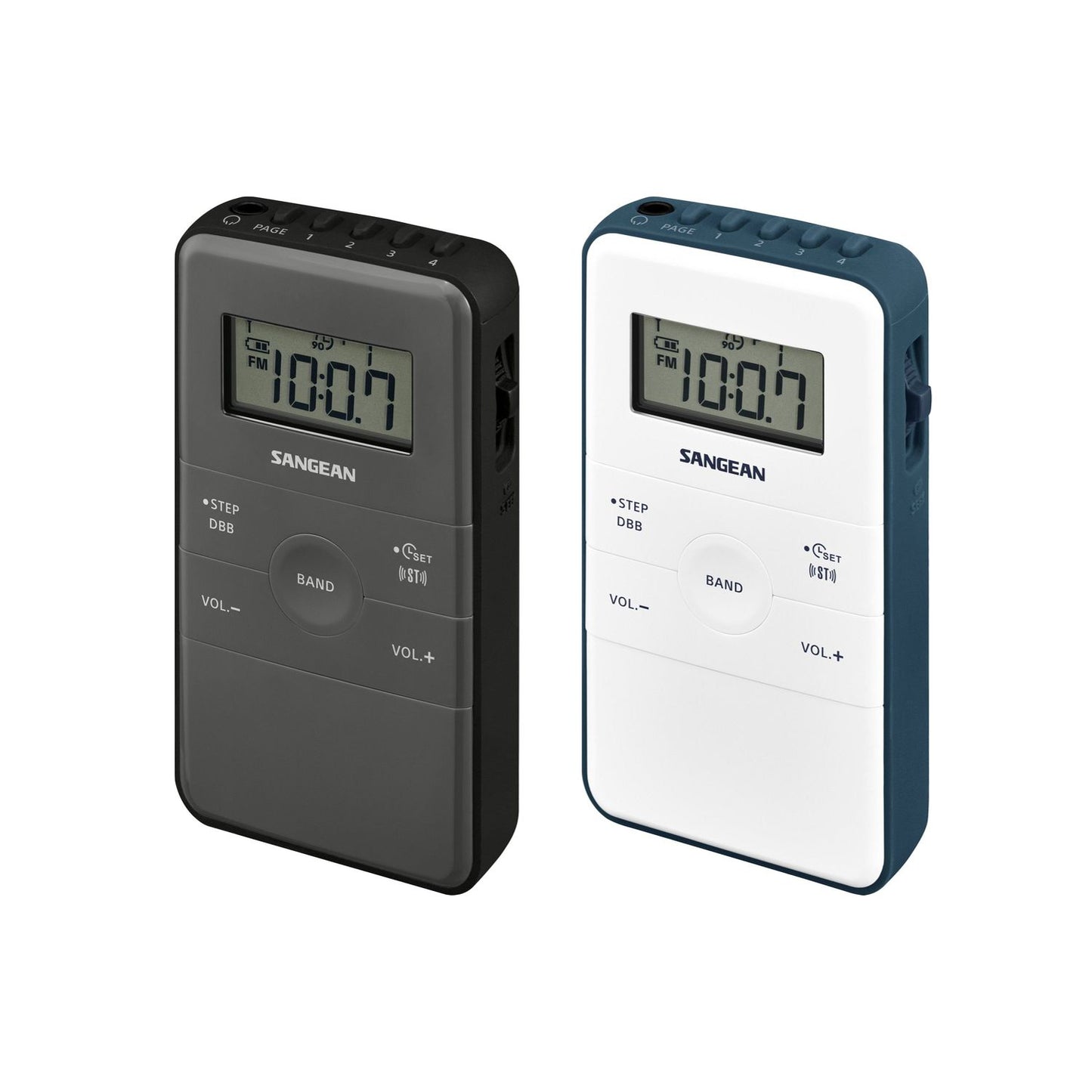 Sangean DT-140 Taschenradio UKW Stereo und MW tragbar in versch. Farben