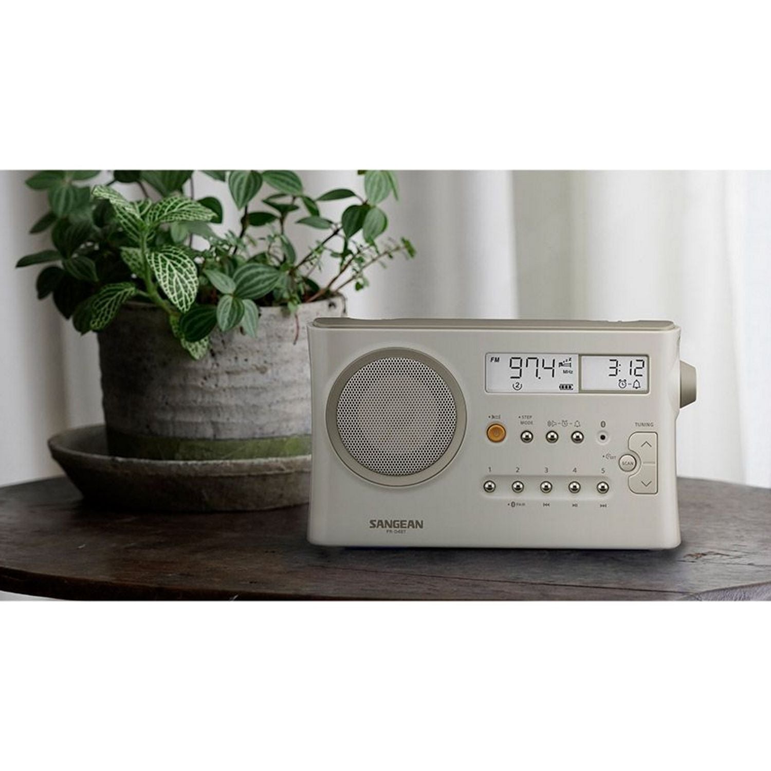 Sangean PR-D4BT Portable MW/FM Radio with Bluetooth, Various Colours