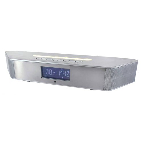 B-STOCK - Soundmaster BT1308SI High-Quality FM PLL Clock Radio with Bluetooth