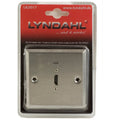 Lyndahl LK2017 HDMI Wandeinbaudose aus Edelstahl