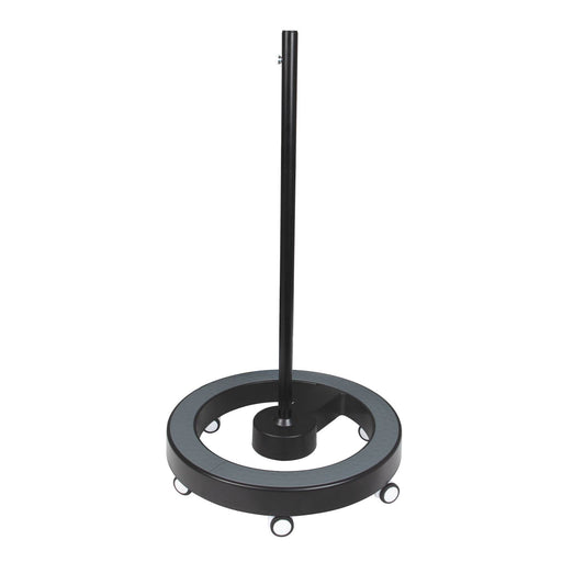B-WARE - Lumeno Rollstativ 6159 mit schwarzem Fußring, Designausführung