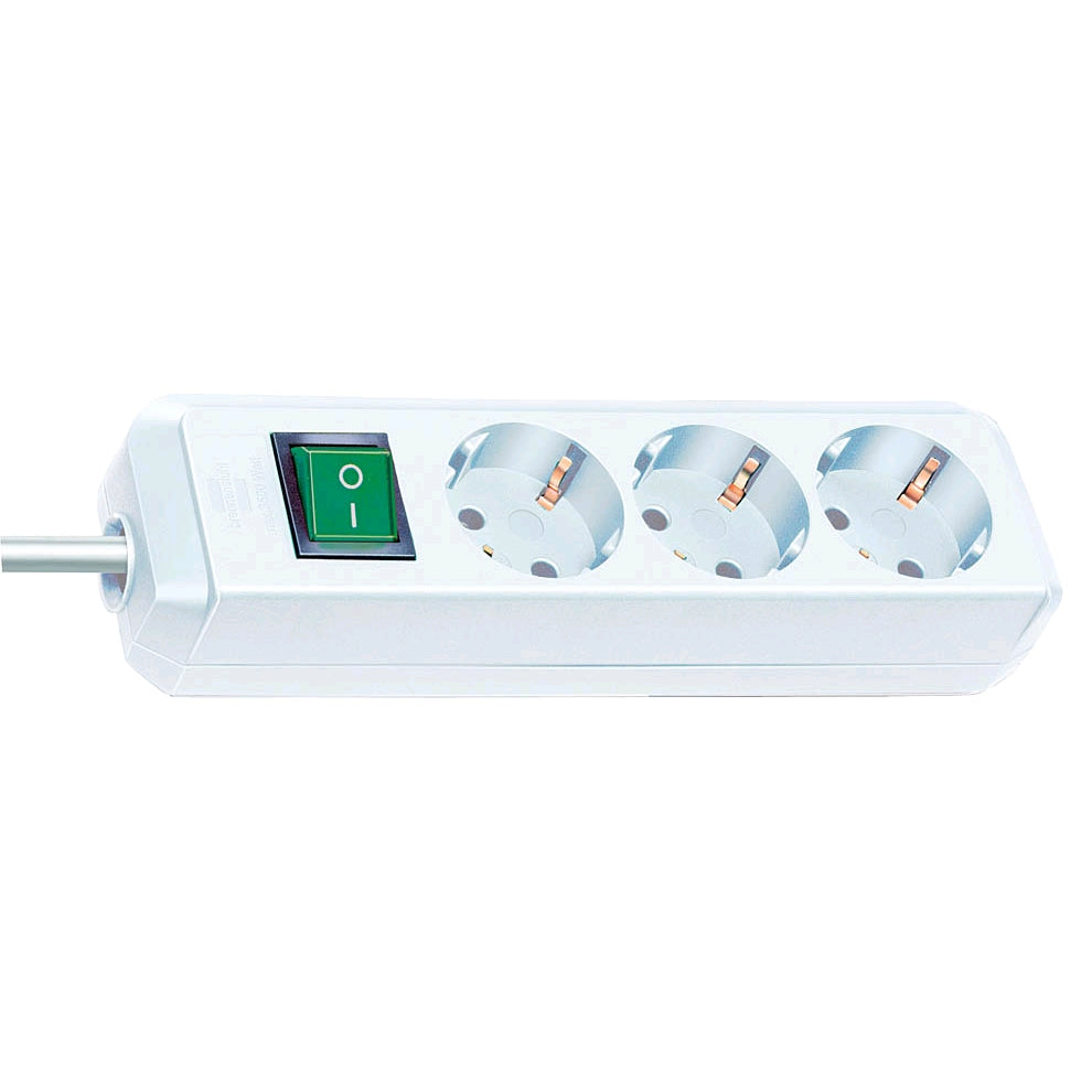 Brennenstuhl Eco-Line Power Strip with Switch 3-Way 5m