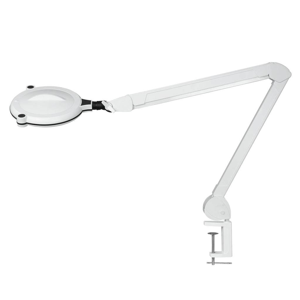Lumeno 731X LED Magnifying Lamp, 127 mm Crystal-Clear Lens, CRI >95, in Various Magnifications