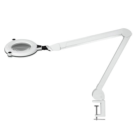 B-WARE - Lumeno 7315WS LED-Lupenleuchte in weiß mit 5 Dioptrien