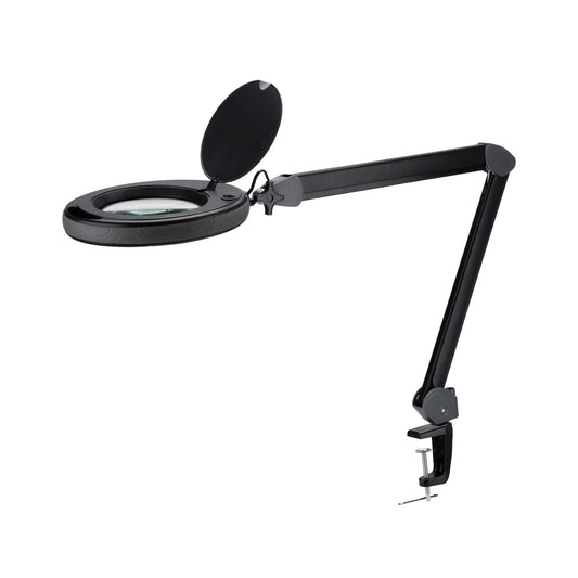 B-WARE - Lumeno LED Lupenleuchte 8513SW,152mm Echtglaslinse 3 Dioptrien dimmbar