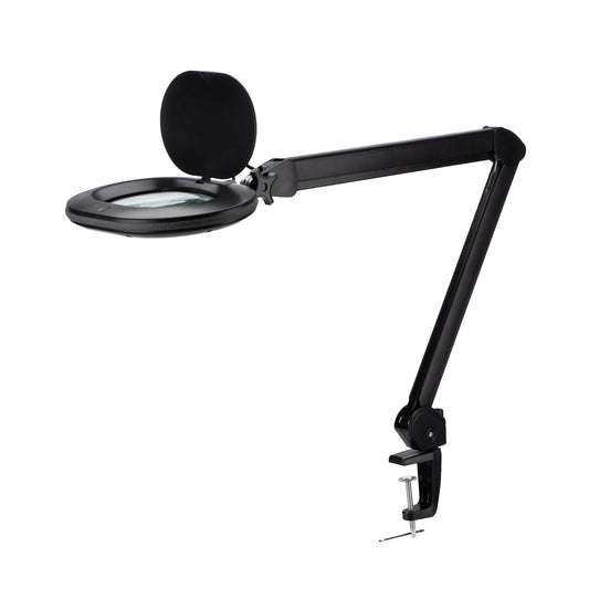 B-WARE - Lumeno 8613SW Lupenleuchte/Arbeitsplatzlampe ovale Linse 3 Dioptrien