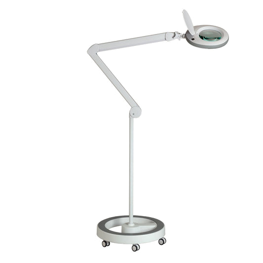 B-WARE - Lumeno 8 Dioptrien Lupenleuchte 7218GR und Stativ 6159GR im Set