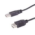 Lyndahl USB 2.0 AM/AF Kabel 0,7 m, doppelt geschirmt