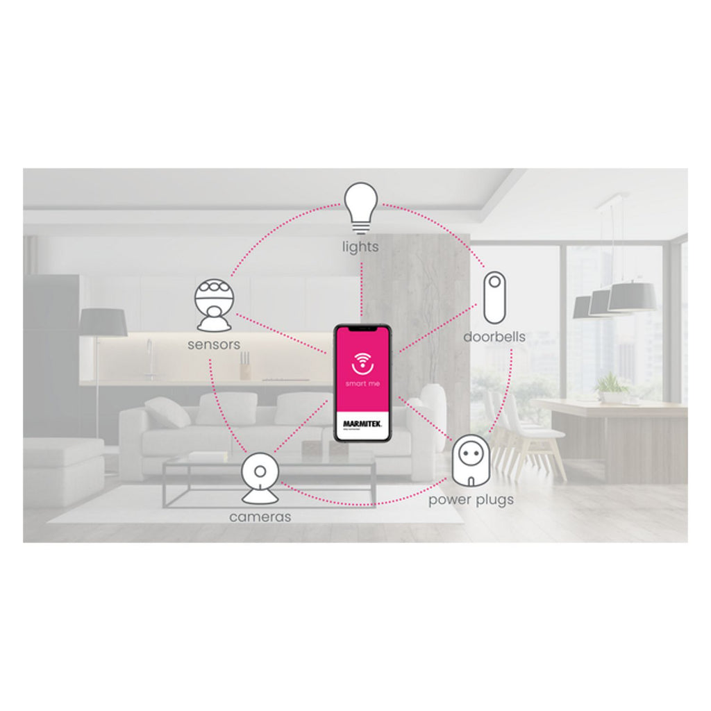 Marmitek Smart Sense SE battery-powered motion detector with Wi-Fi function