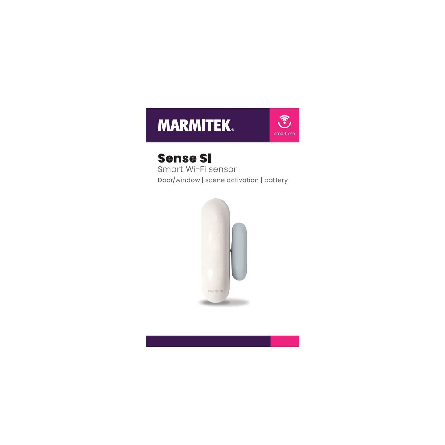 Marmitek Smart Sense SI batteriebetriebener Tür-/Fenstersensor mit WLAN-Funktion