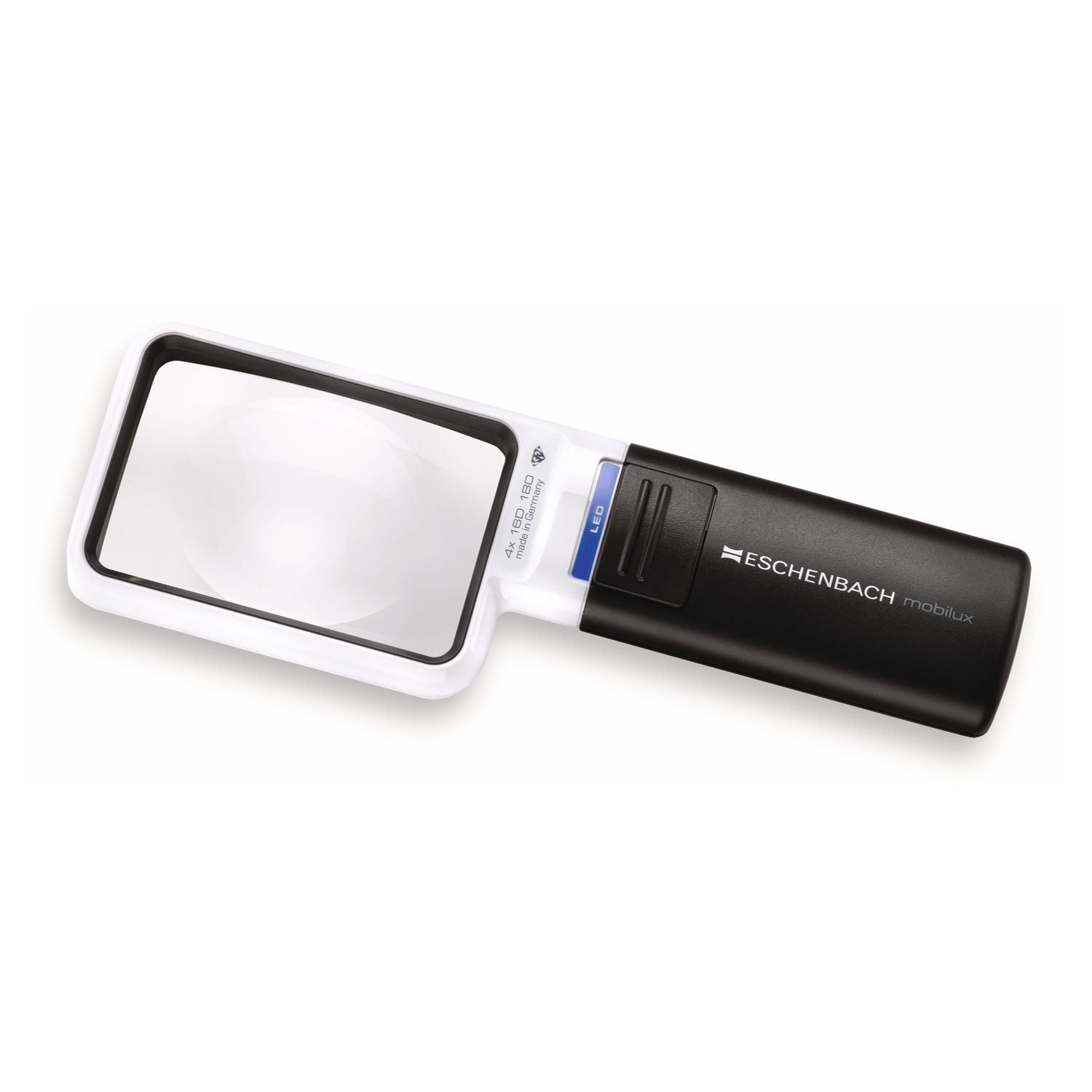Eschenbach mobilux LED Reading Magnifier, Rectangular Hand Magnifier with Light, Various Variants
