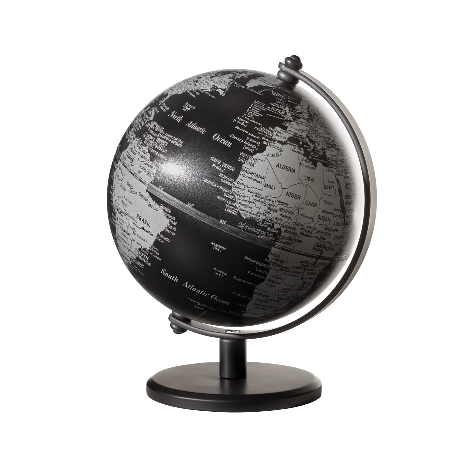 EMFORM Gagarin Globe Mini Globe Central Axis Metal Base, various colours