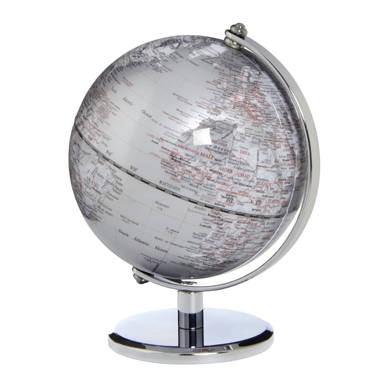EMFORM Gagarin Globe Mini Globe Central Axis Metal Base, various colours