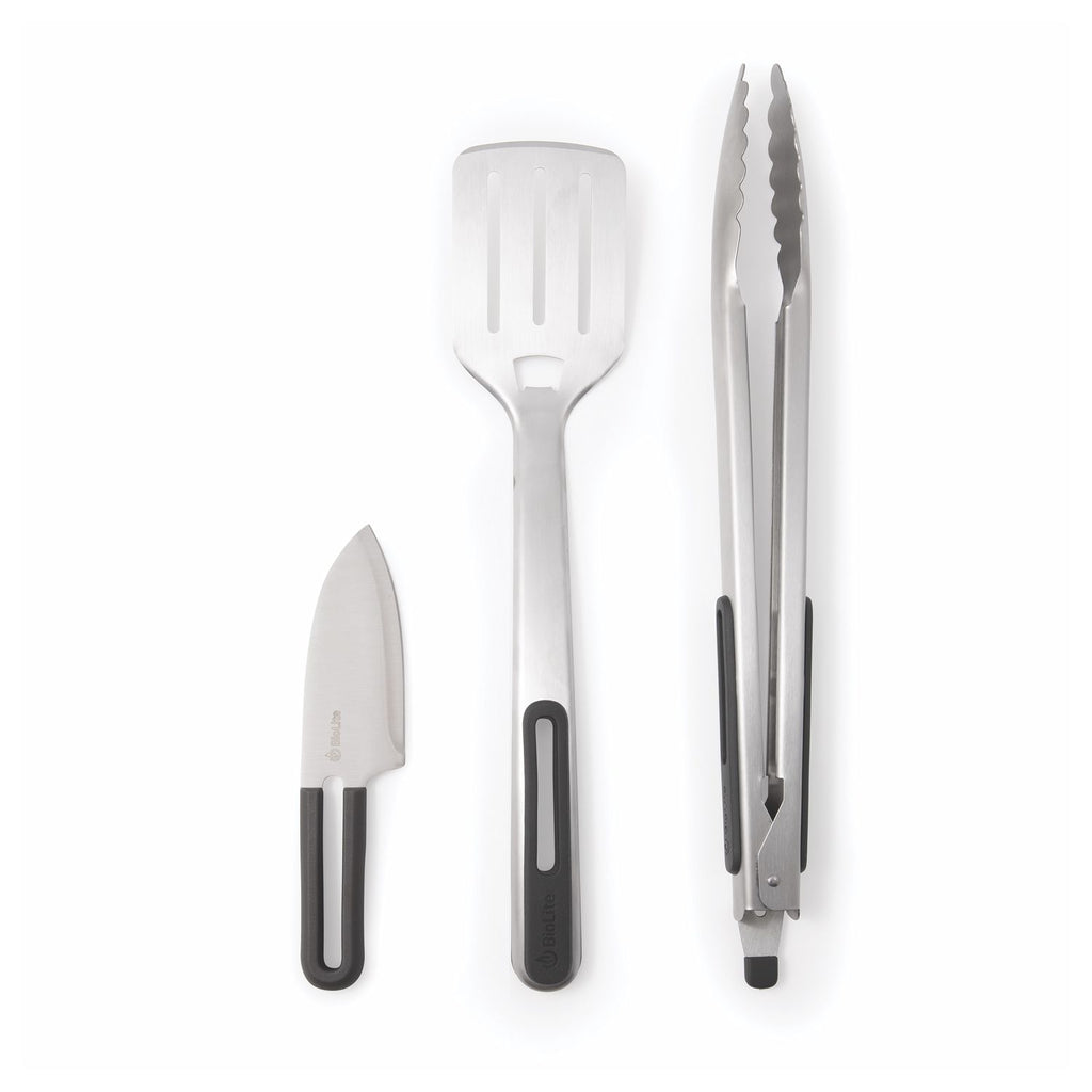 BioLite Prep&amp;Grill Toolkit 3-Piece Grilling Utensil Set with Bag