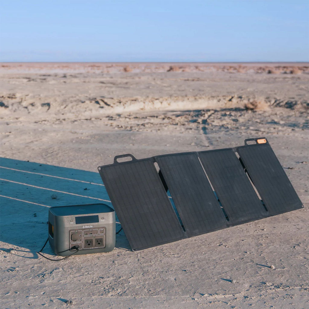 BioLite BaseCharge Power Station Solar Generator with Li-Ion Battery 600 or 1500