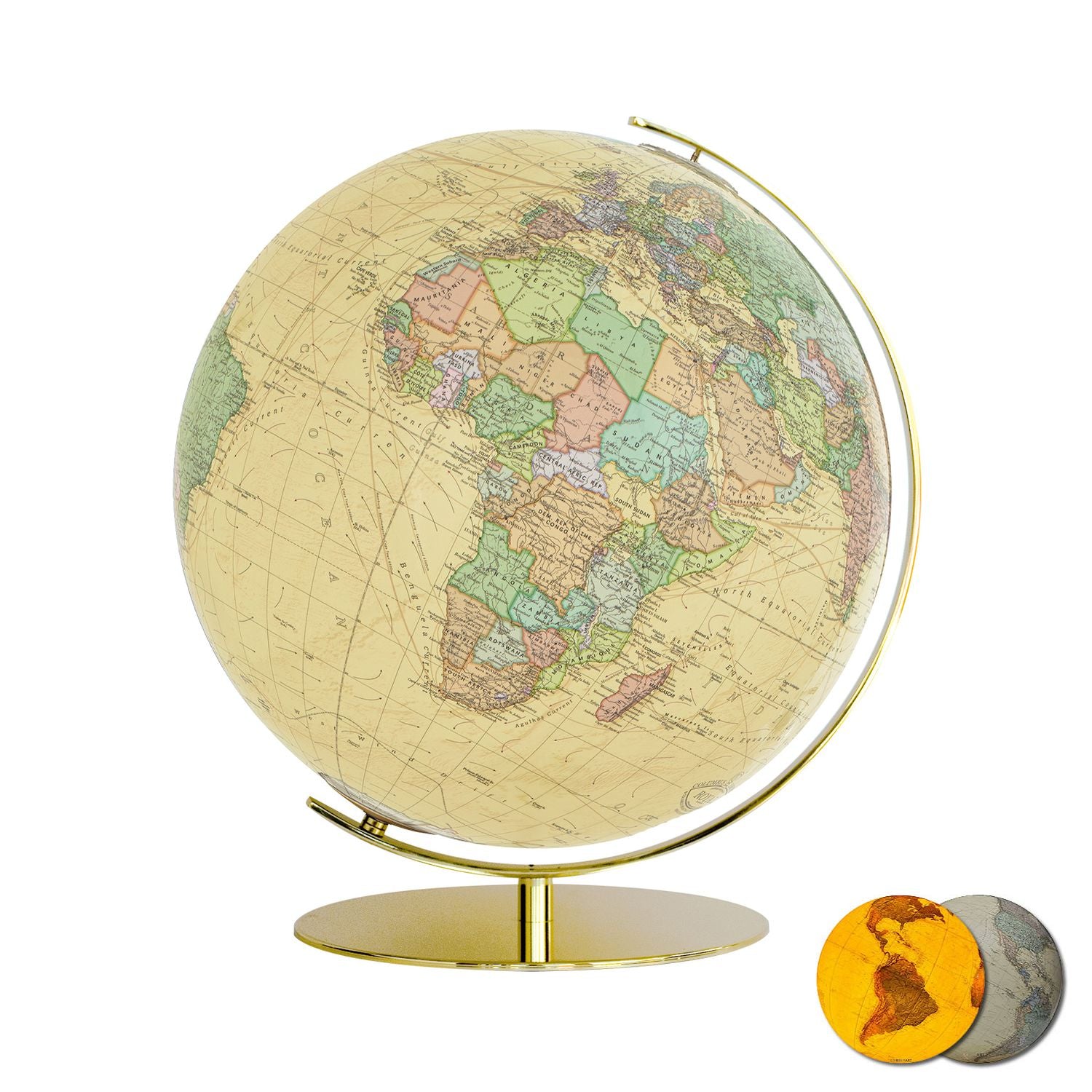 Columbus ROYAL illuminated globe, OID-compatible, D 340 mm, various variants