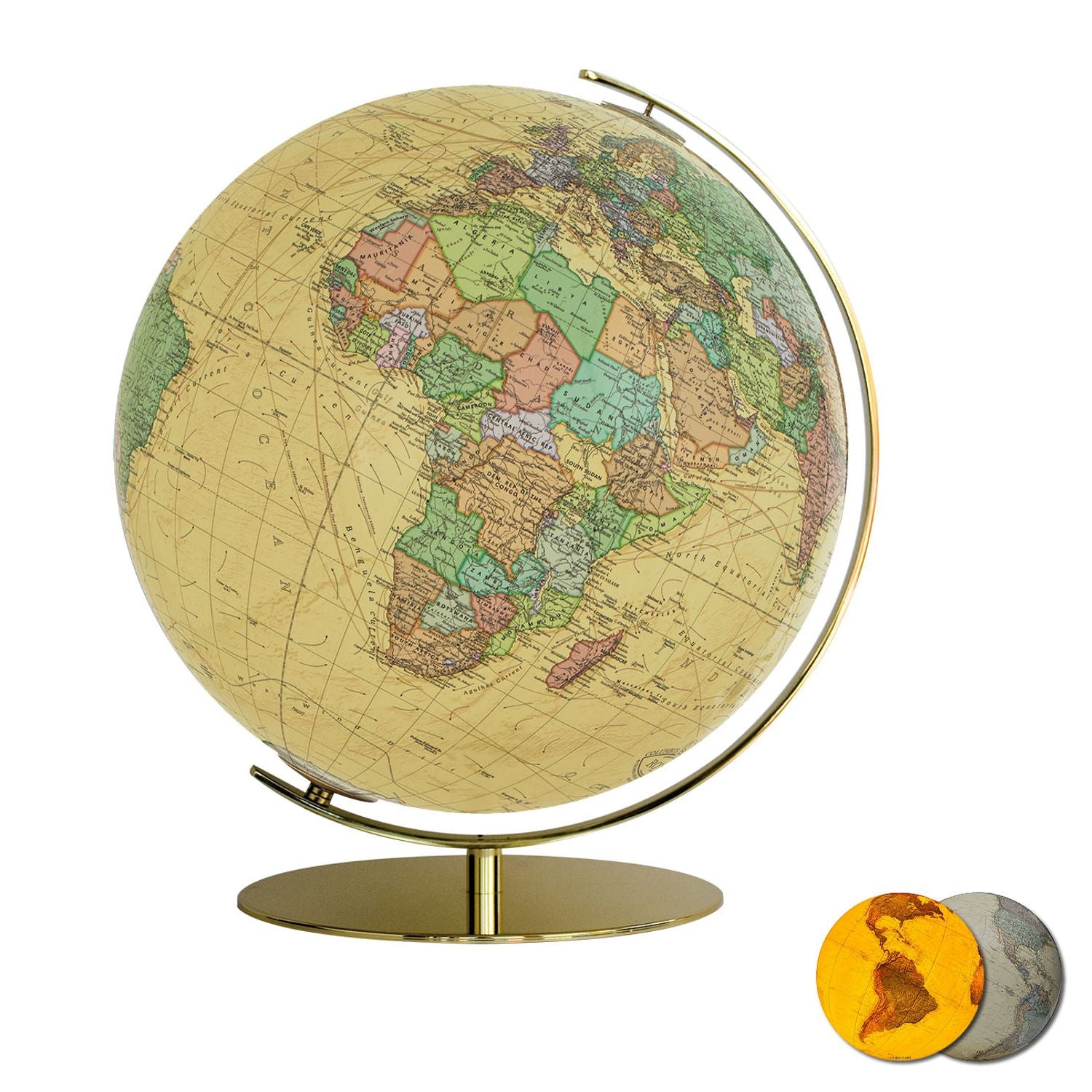 Columbus Royal Illuminated Globe, D 400 mm, OID-compatible, various versions