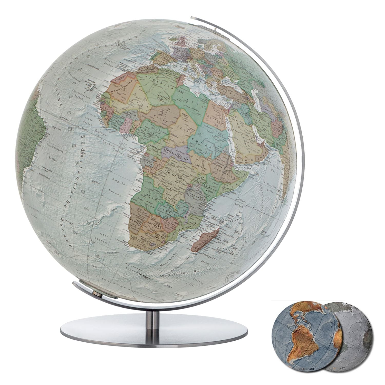 Columbus Duo Alba Illuminated Globe, D 340 mm, OID-compatible, various versions