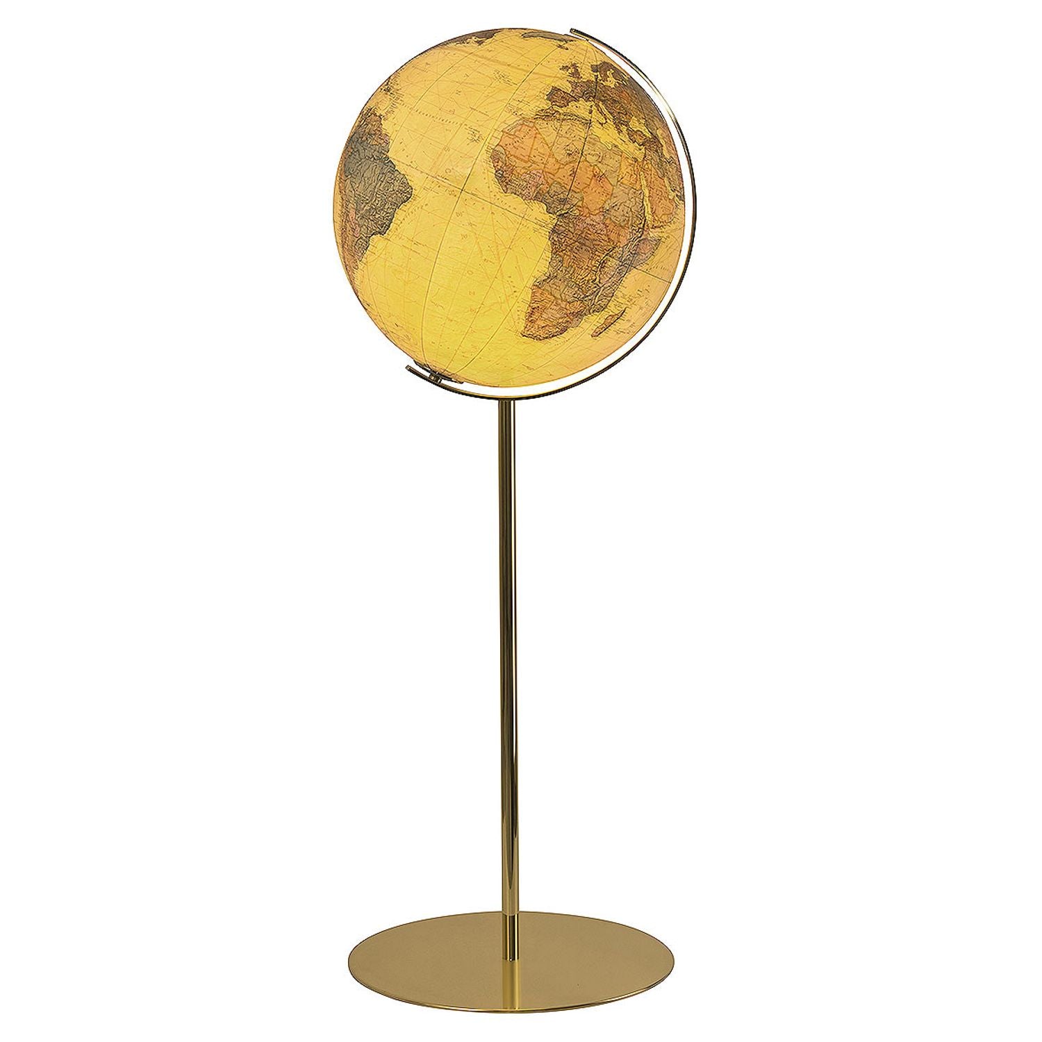 Columbus Royal Illuminated Globe, D 400 mm, Floor Globe, acrylic glass, various versions
