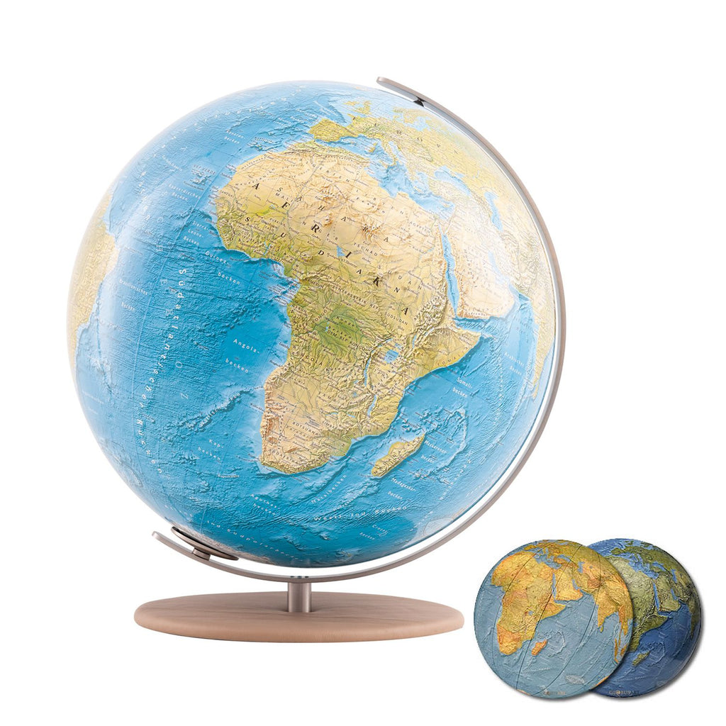Columbus DUORAMA Leuchtglobus, Tischglobus, D 400 mm, Edelstahl versch.Varianten – Produktbild 6