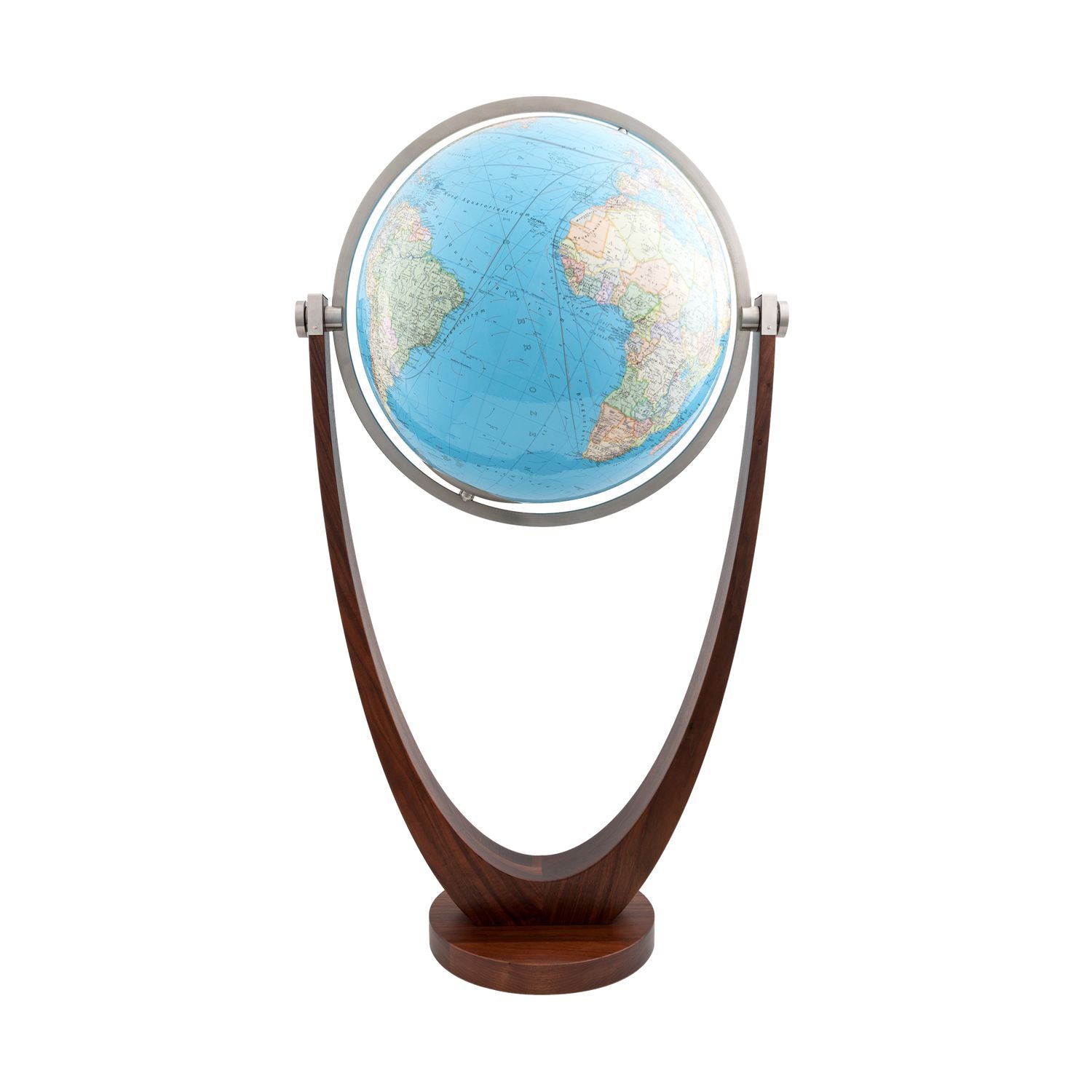 Columbus Floor Globe Harmonie D 60 cm Acrylic Glass and Fork Base, various variants