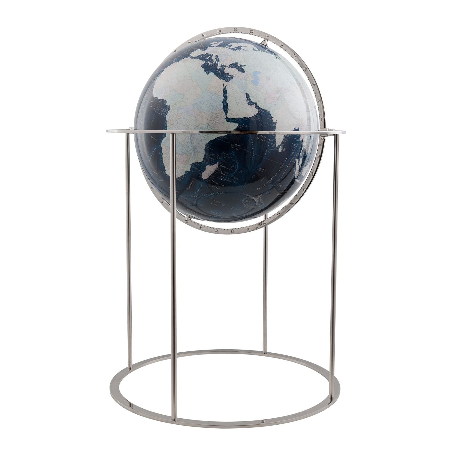 Columbus Black Series Savannah Standglobus mit Edelstahlgestell