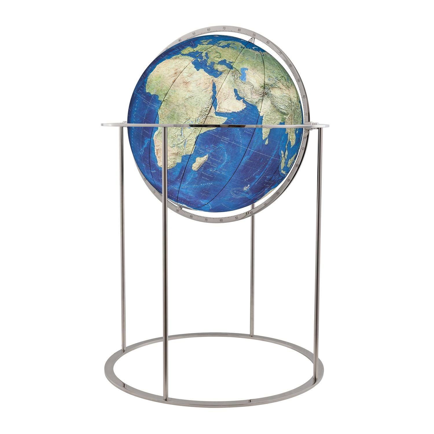 Columbus BLACK SERIES Floor Globe Savannah D 60 cm Acrylic Glass and Stainless Steel