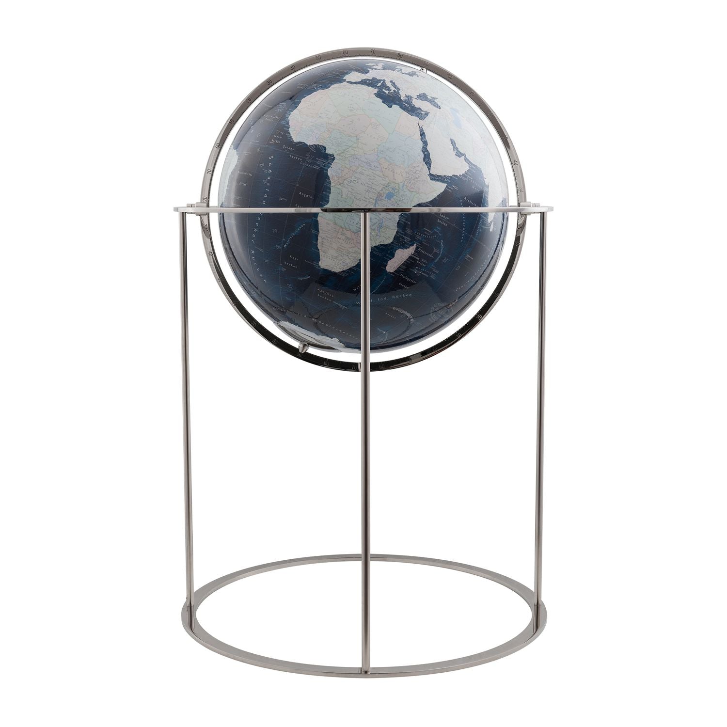 Columbus BLACK SERIES Floor Globe Savannah D 60 cm Acrylic Glass and Stainless Steel