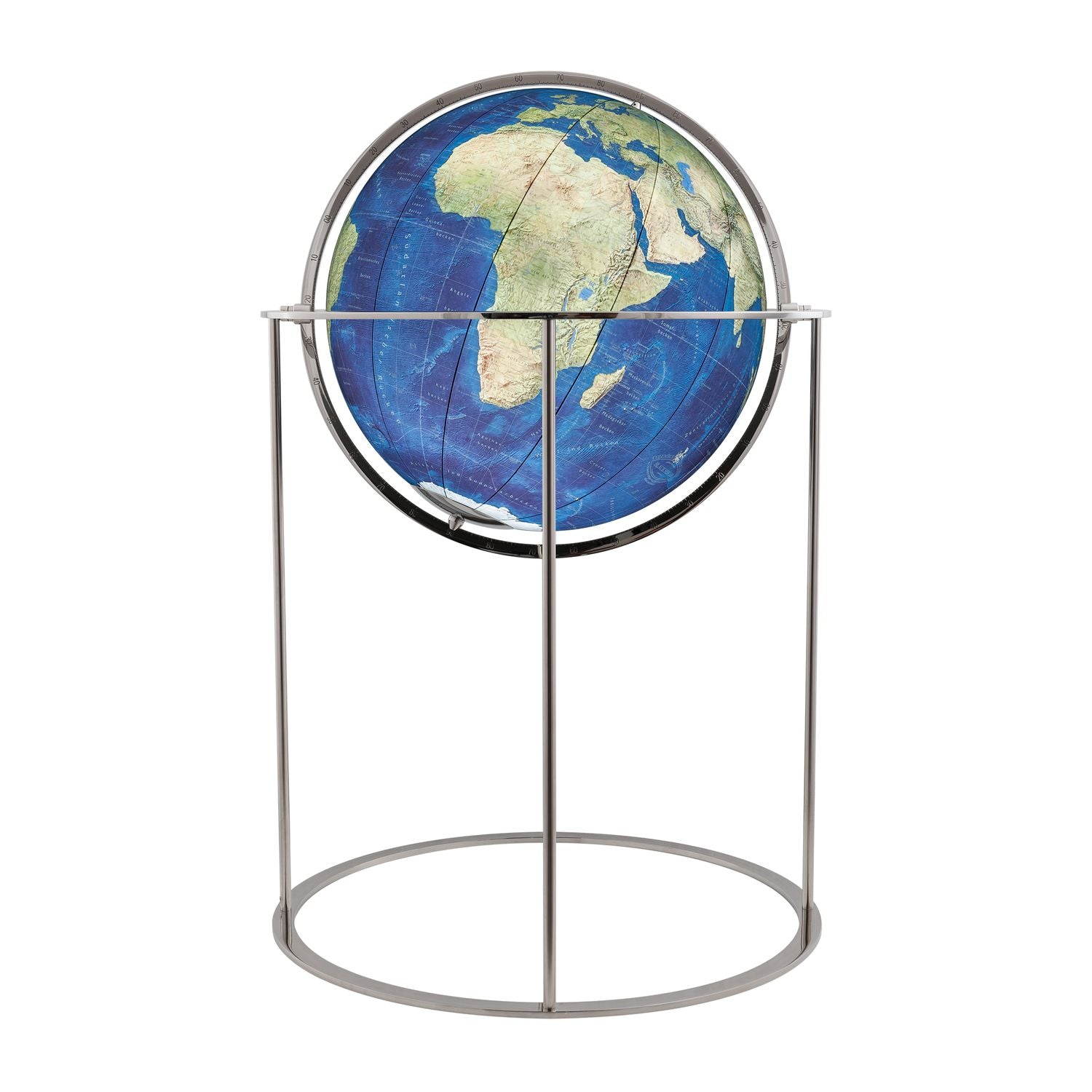 Columbus BLACK SERIES Floor Globe Savannah D 60 cm Acrylic Glass and Stainless Steel