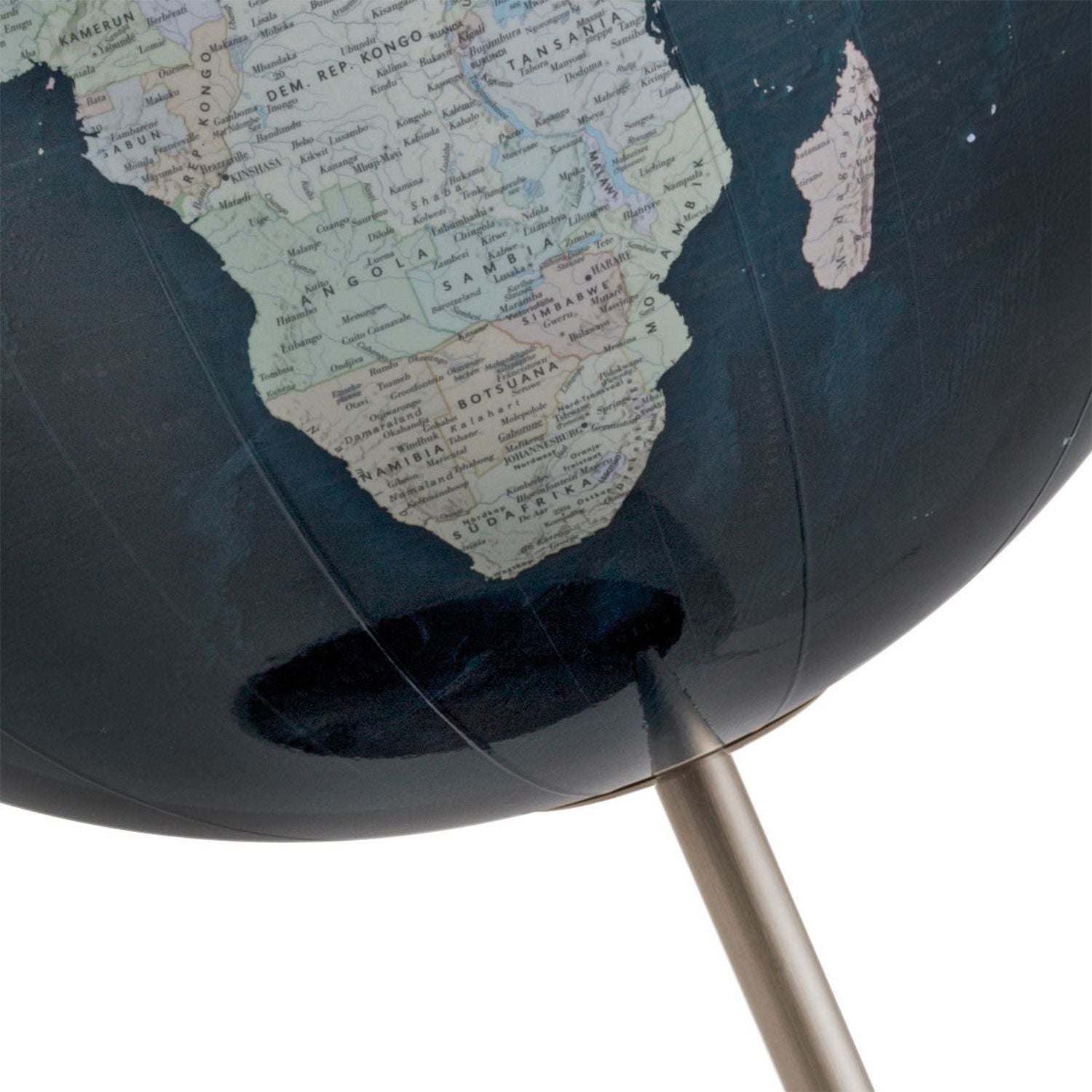 Columbus BLACK SERIES Floor Globe Radiant D 60 cm Acrylic Glass and Stainless Steel
