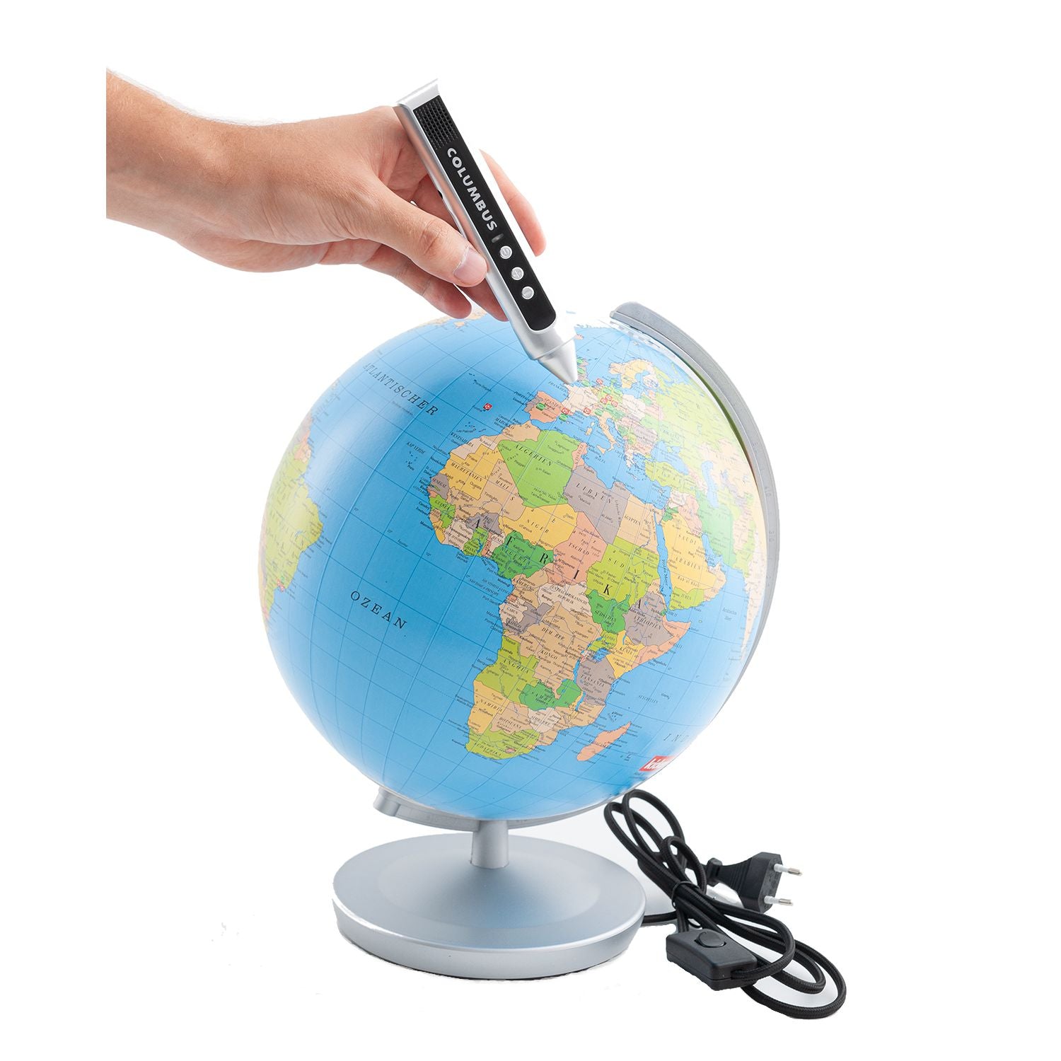 Columbus Illuminated Globe for Football Fans D 26 cm powered by Kicker