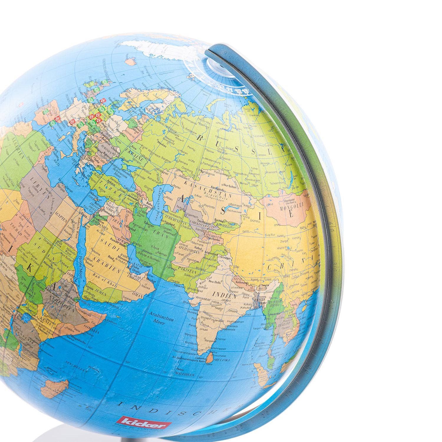 Columbus Illuminated Globe for Football Fans D 26 cm powered by Kicker