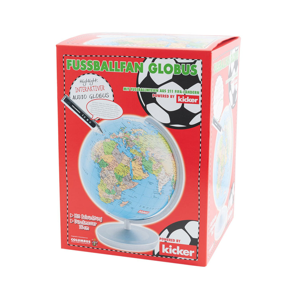Columbus Illuminated Globe for Football Fans D 26 cm powered by Kicker