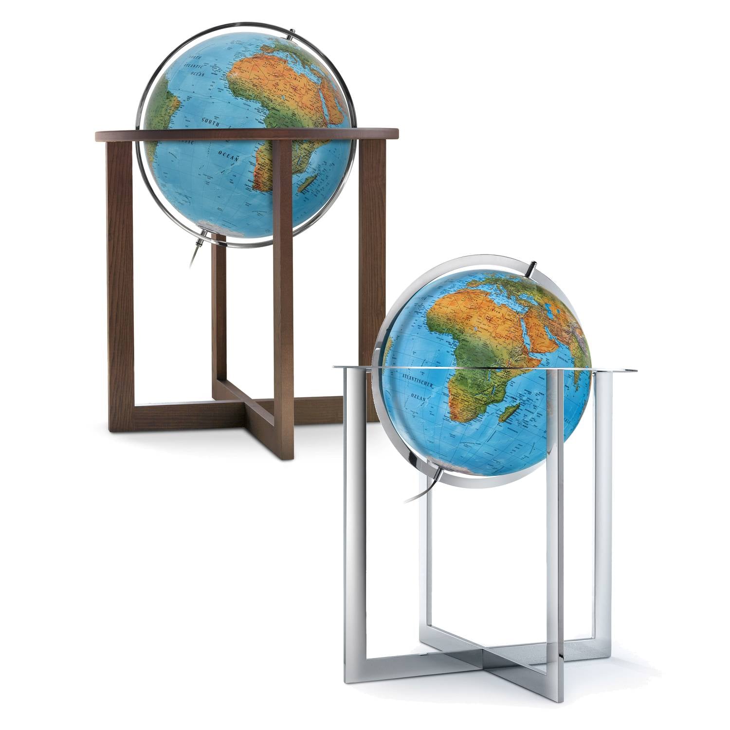 Raethgloben Stand-Leuchtglobus 50 cm, schwenkbar