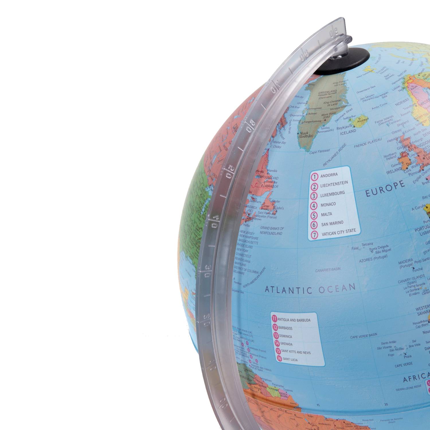 Raethgloben Interactive Illuminated Globe Parlamondo, 30 cm D, 39 cm H, with Audio Pen