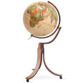 Rathgloben Dual-Image Floor Globe 50 cm Dia. 106 cm H, Wooden Stand, Various Versions