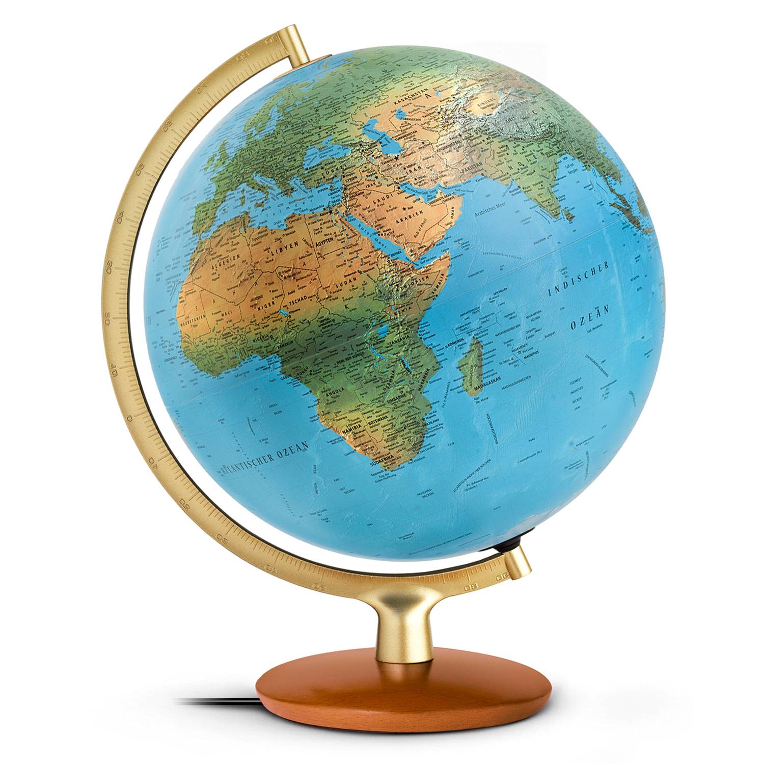 Räthgloben Dual-Image Illuminated Globe, 30 cm dia., 41 cm H, various variants