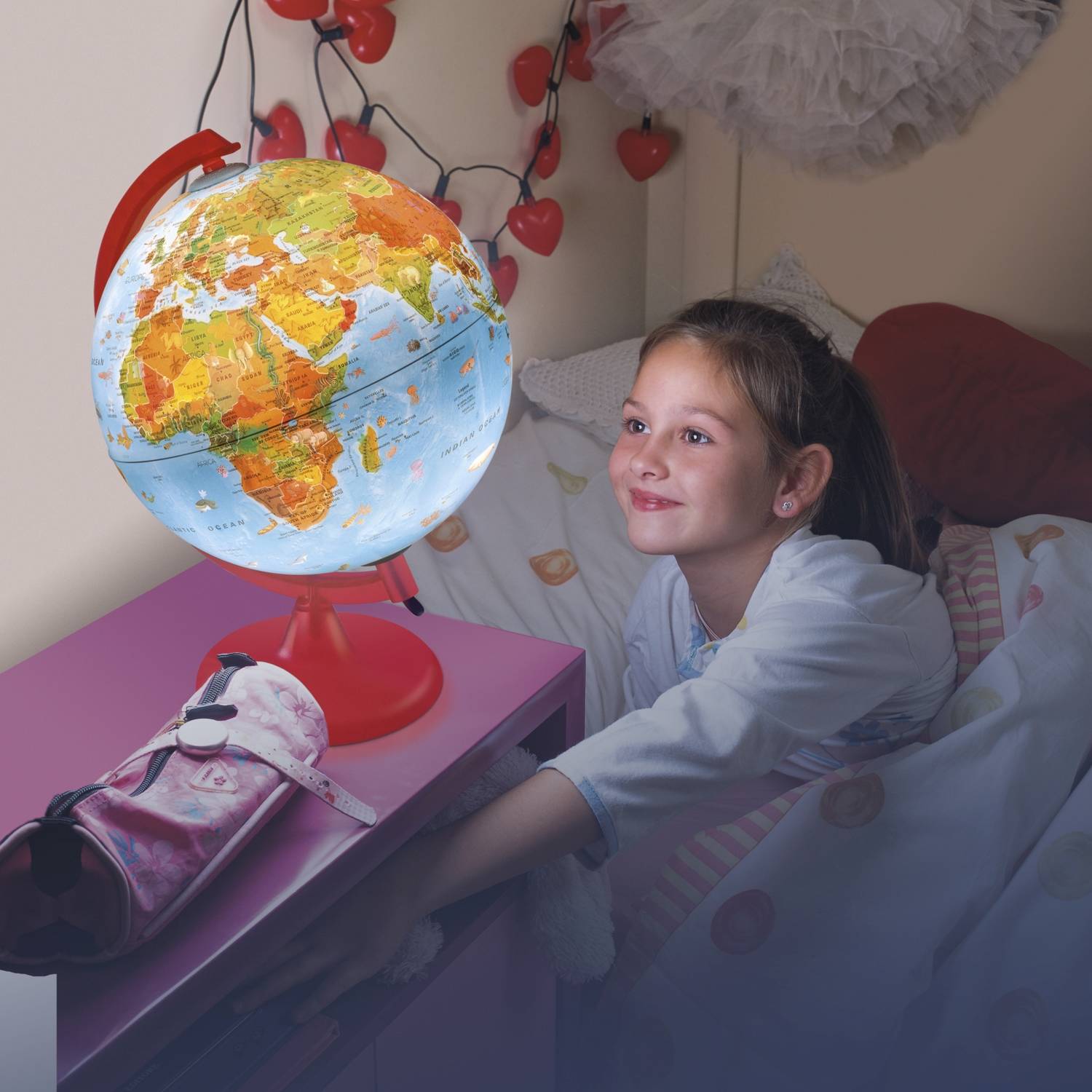Rathgloben Children's Illuminated Globe, 25 cm D, 35 cm H, various variants