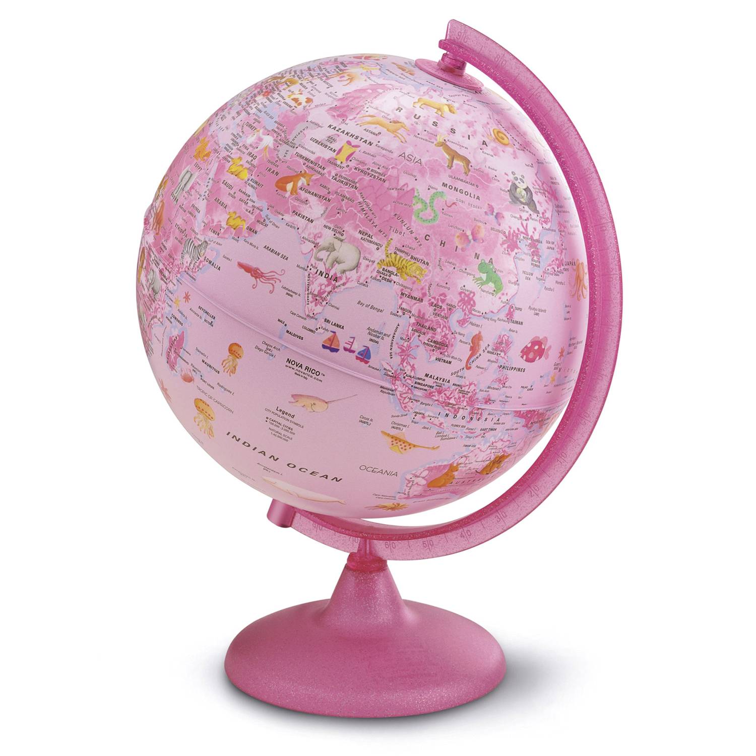 Rathgloben Children's Illuminated Globe, 25 cm D, 35 cm H, various variants