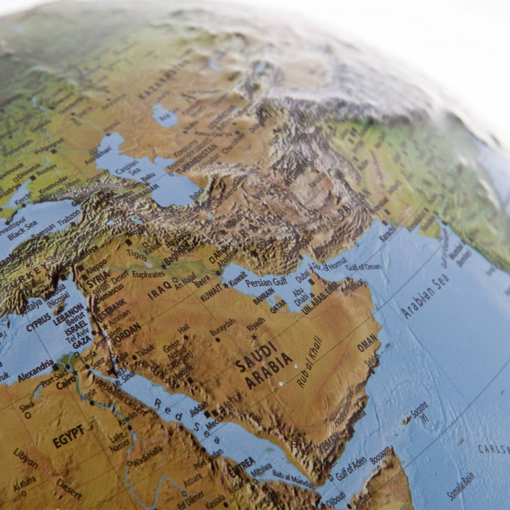 Rathgloben Dual-Image Illuminated Globe, 30 cm D, 39 cm H, Various Variants